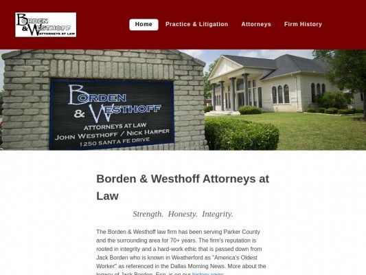 Borden & Westhoff Attorneys at Law