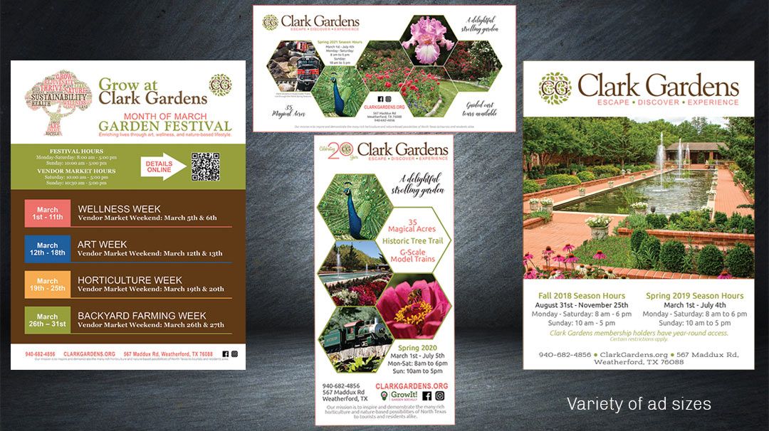 Flyer and print ad design